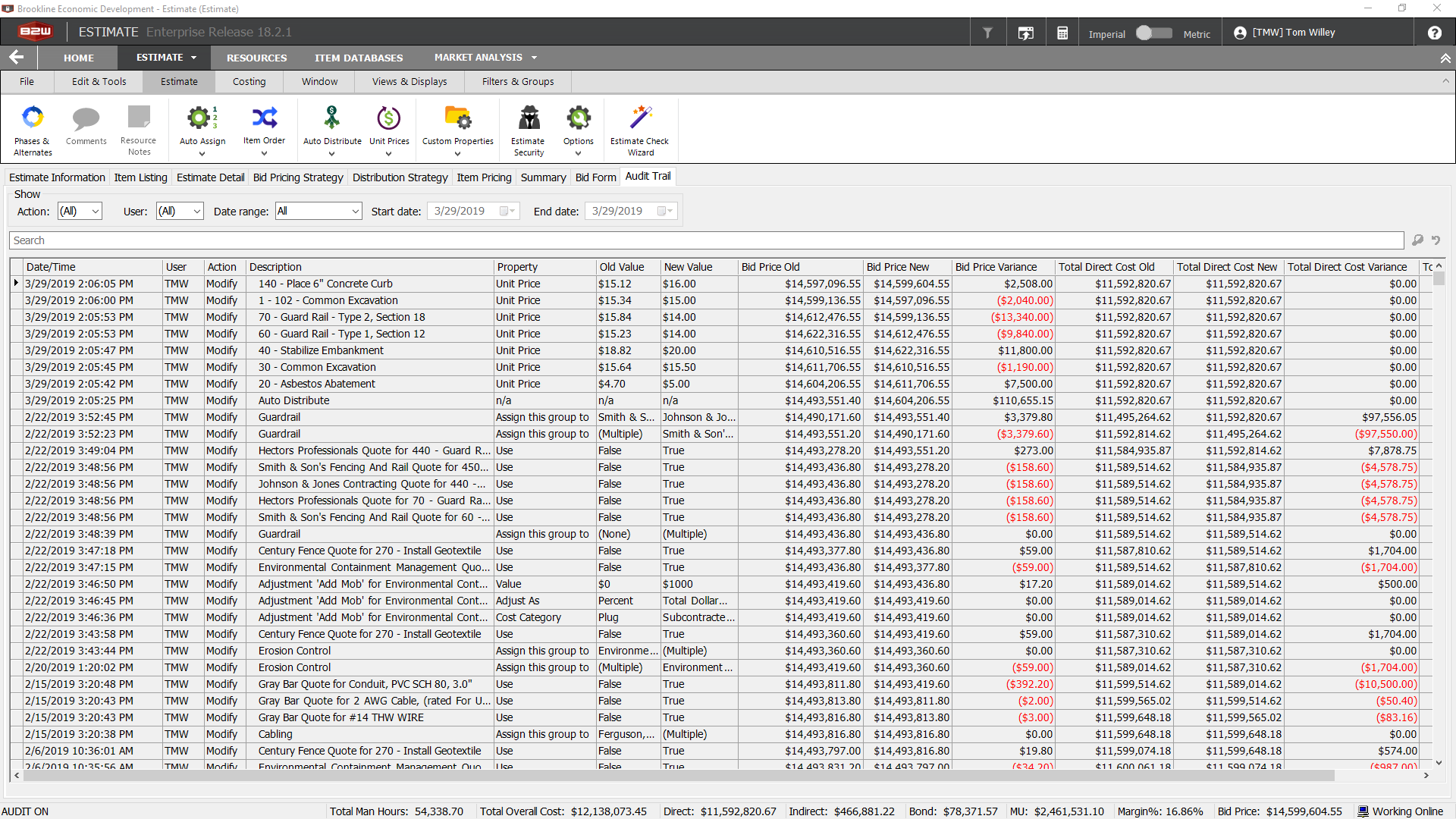 B2W Estimate / B2w software (formerly known as bid2win software) is a