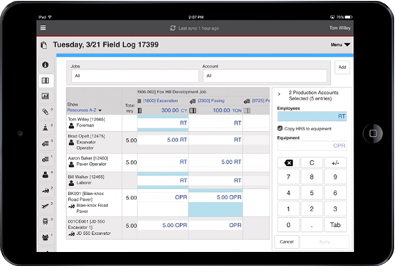 Unified estimating and operations